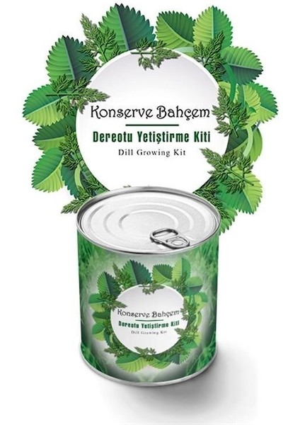 Buffer® Konserve Bahçem Evde Konservede Dereotu Yetiştirme Kiti Aparatı