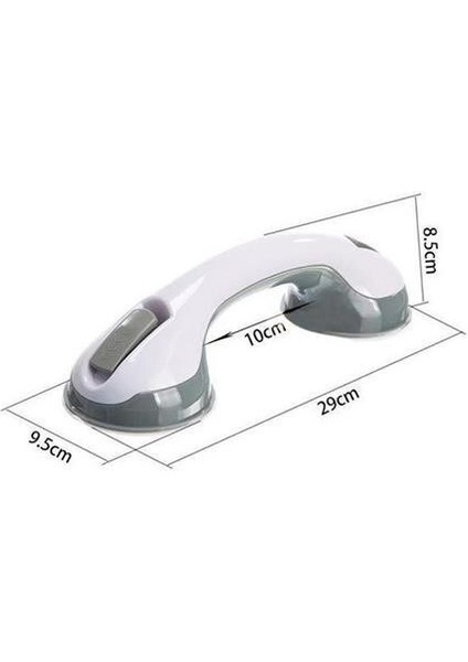 Buffer® Düşme ve Kayma Önleyici Banyo Tuvalet Vantuzlu Kilitli Tutacak