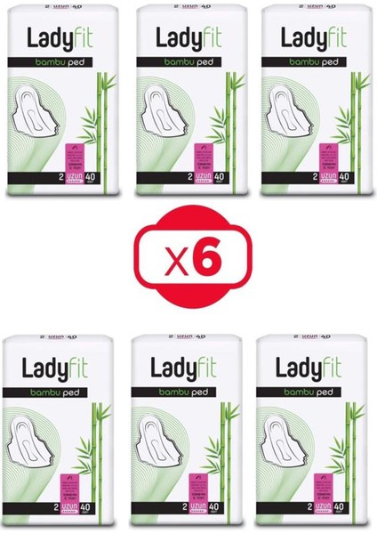 Bambu Ped Uzun 20'li x 6 Paket 120 Adet