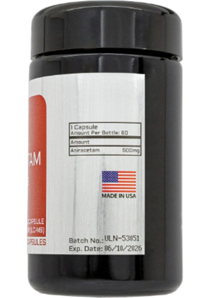 Anıracetam 500 mg 60 Capsul Usa Menşei 4044 fiyatları