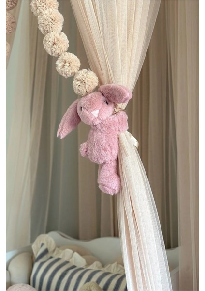 Sarılan Tavşan Peluş, Fon Perde Toplayıcı, Hug Me Tavşan Peluş 25 Cm Pembe indirimleri