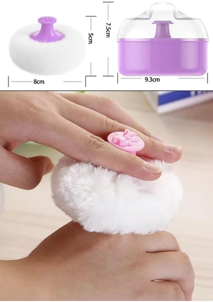 Makyaj Pudralığı - Puff Pudralık - Makyaj Pudrası Pufu 721872 indirimleri