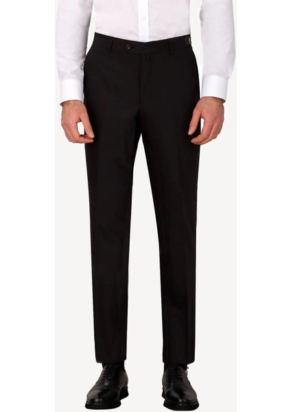 Erkekklasik Kumaş Pantolon Likralı Çiftcepli