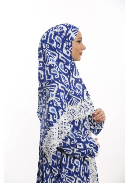 Armiza Tek Parça Pamuklu Dantelli Namaz Elbisesi modelleri