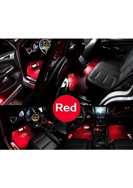 Ford Connect 2002-2003-2004-2005-2006-2007-2008-2009-2010-2011-2012-2013 Araç Içi Led, Şerit Işık 48’li Rgb Atmosfer Aydınlatma | Ses Kontrollü & Uzaktan Kumandalı