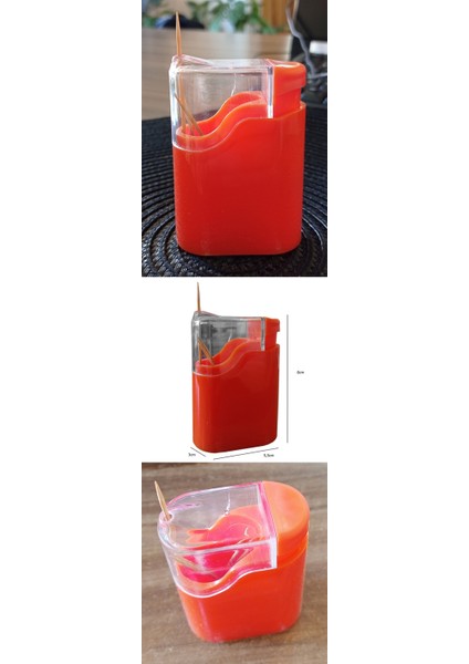 Turk Otomatik Bas-Bırak Kürdanlık 3 Lü Set - LKM8741-9072