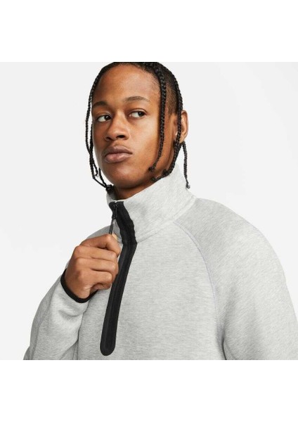 Tech Fleece Half-Zip Top Erkek Sweatshirt FB7998-063 modelleri