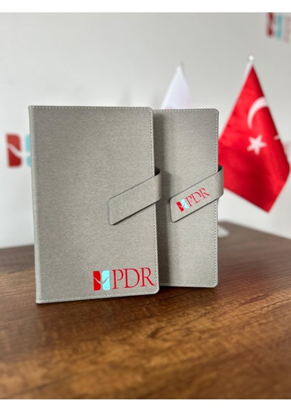 Gri Mıknatıslı Defter