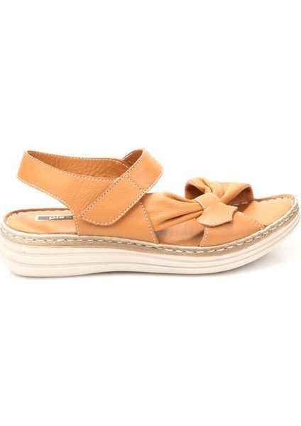 PS-32720 Kadın Ortopedik Deri Sandalet