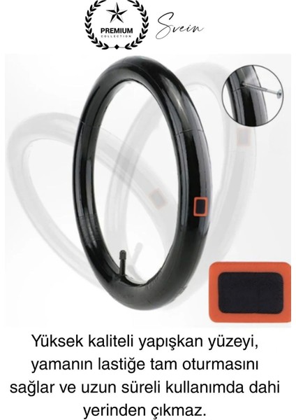 Ekstra Güçlü 24 Parça Kolay Pratik Araba Bisiklet Motosiklet Soğuk Yama Lastik Tamir Yaması Seti fırsatları