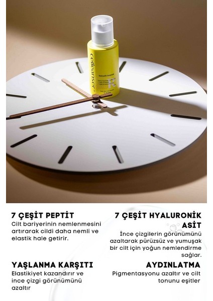 7 Çeşit Peptit & 7 Çeşit Hyaluronik Asit ile Nem ve Cilt Yenilenmesini Destekleyen Retinol Serum modelleri