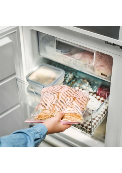 Istad Kilitli Buzdolabı Poşeti- Saklama Poşeti 2, 5 Litre Uçuk Pembe fırsatları