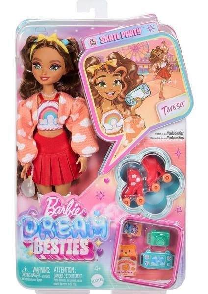 JFX98 Teresa - Dream Besties Paten Partisi Teresa Bebek ve Aksesuarları fırsatları