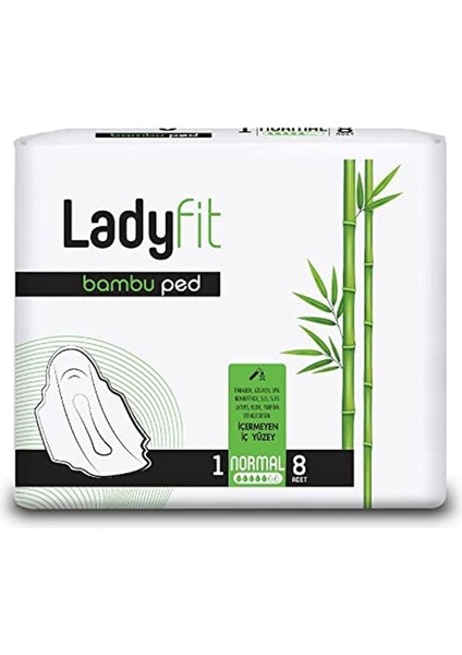 Bambu Ped Normal 8'li x 12 Paket96 Adet fiyatları