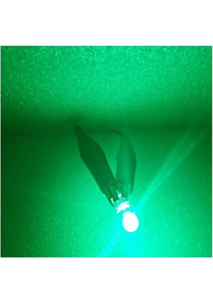 ( 5 x Adet ) 1 Set LED T10 Dipsiz Ampul 12V Dıamond Pıne. Green (5W Dipsiz Ampul Elmas Cam Yeşil)