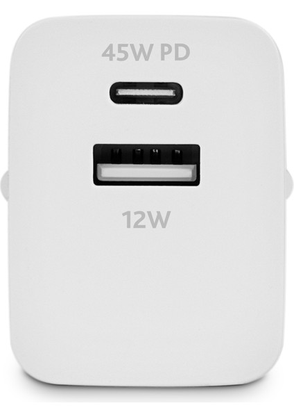 Smartcharger Duo Pd 45W Usb-C+Usb-A Seyahat Hızlı Şarj Aleti