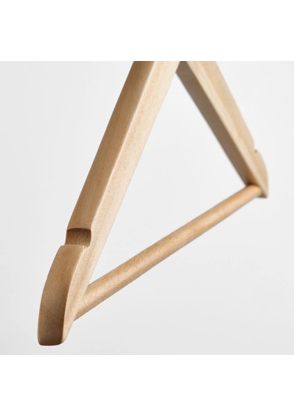 8 Adet Ahşap Giysi Askısı Genişlik 43 cm Ikea 8'li Set Elbise Askısı Bej Renk Ahşap Askı fırsatları