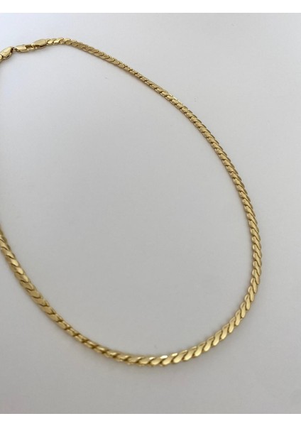 Xuping Arpa Zincir Orta Kalın 14K Gold Kolye fiyatları