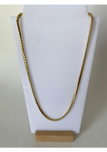 Xuping Arpa Zincir Orta Kalın 14K Gold Kolye modelleri