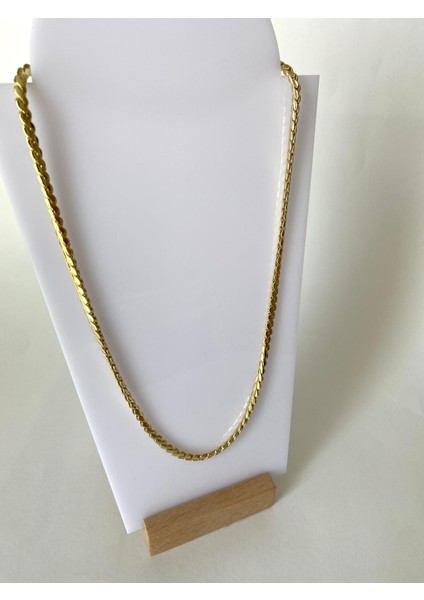 Xuping Arpa Zincir Orta Kalın 14K Gold Kolye fırsatları
