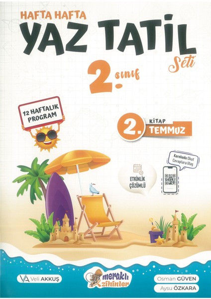 2. Sınıf Tatıl Setı - 2. Sınıftan 3. Sınıfa Geçen Çocuklar Için Meraklı Zihinler Tatil Kitabı – Turuncu Öyküler 10 Kıtap Okuma Seti + Ahşap Tangram Hediyeli