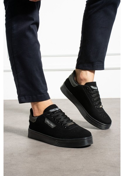 Erkek Sneaker Günlük Spor Ayakkabı Yüksek Taban Beyaz - Rahat Tasarım 021