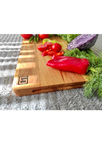 Masif Ahşap Kesme Doğrama Tahtası 42X24CM modelleri