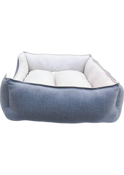 , Gri-Krem,köpek Yatakları ,kedi Yatakları,gabardin Kumaş,yıkanabilir,yastıklı fırsatları