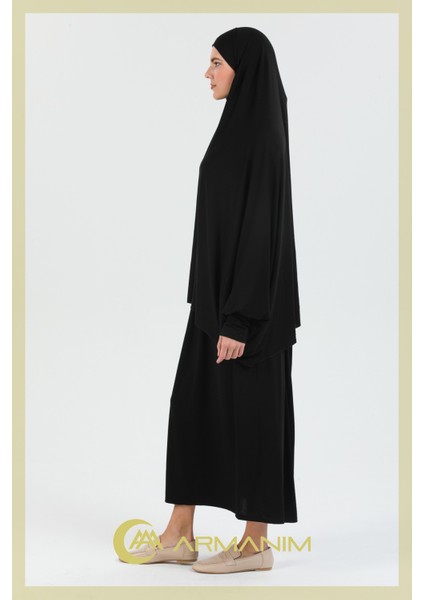 Pamuklu Iki Parça Kollu Namaz ve ümre Elbisesi.. fiyatları