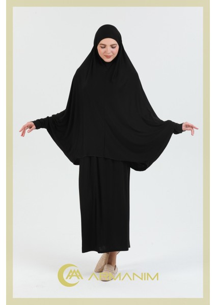 Pamuklu Iki Parça Kollu Namaz ve ümre Elbisesi.. fırsatları