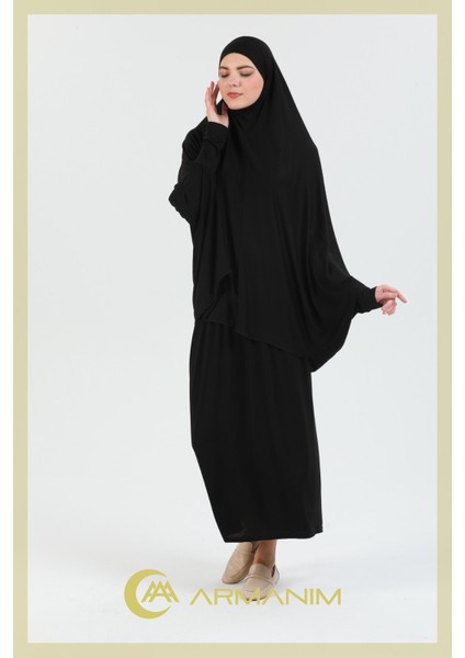 Pamuklu Iki Parça Kollu Namaz ve ümre Elbisesi.. indirimleri