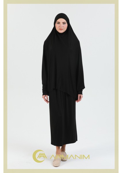 Pamuklu Iki Parça Kollu Namaz ve ümre Elbisesi..