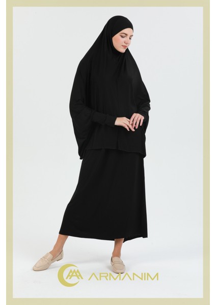 Pamuklu Iki Parça Kollu Namaz ve ümre Elbisesi..