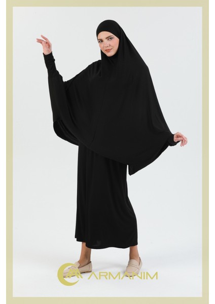 Pamuklu Iki Parça Kollu Namaz ve ümre Elbisesi..