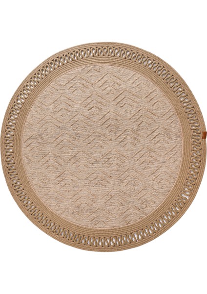 Naturel Daire Yıkanabilir Hasır El Dokuma Halı Yolluk Kilim Daire indirimleri