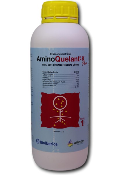 Aminoquelant-K Plus 1 Lt Aminoasit ve Potasyum Içeren Sıvı Gübre