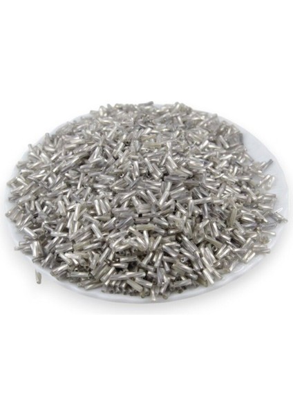 burgulu Yeşil Boru 6x2 mm Boncuk 100 gr