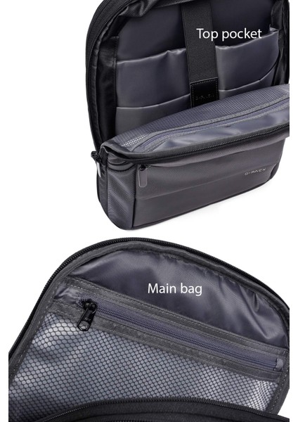 D-Pack Erkek Gri Sırt Çantası 25SBD30196F