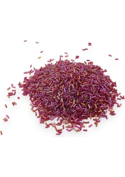 Kırmızı Janjan Kısa Boru Boncuk 100 gr fiyatları