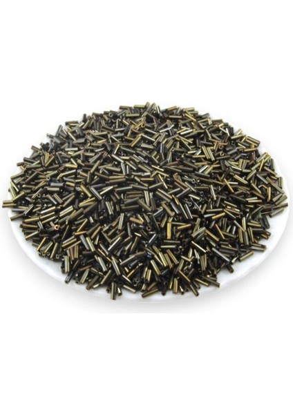 Kaplama Yeşil Boru Boncuk 100 gr