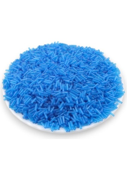 Gök Yüzü Mavisi Boru Boncuk 100 gr