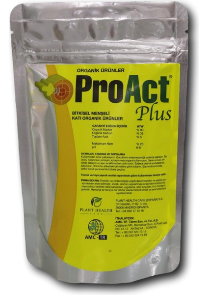AMC Proact Plus 100 gr Bitkisel Menşeili Katı Organik Ürün (Messender Gold)
