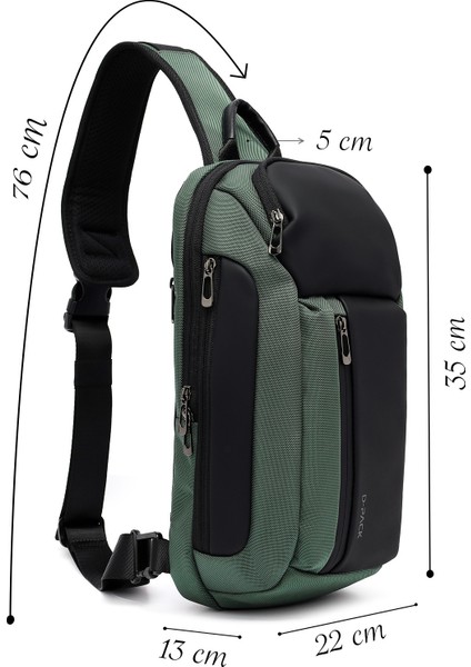 D-Pack Erkek Yeşil Çapraz Çanta 25SBD30316F