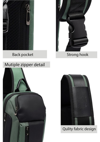 D-Pack Erkek Yeşil Çapraz Çanta 25SBD30316F
