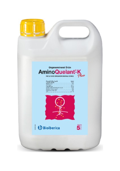Aminoquelant-K Plus 5 Lt Aminoasit ve Potasyum Içeren Sıvı Gübre