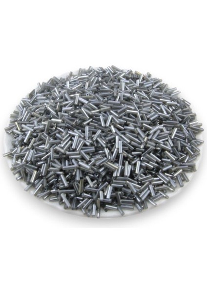 Gri Boru Boncuk 100 gr