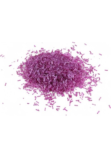 Içten Boyalı Fuşya Boru Boncuk 100 gr fiyatları