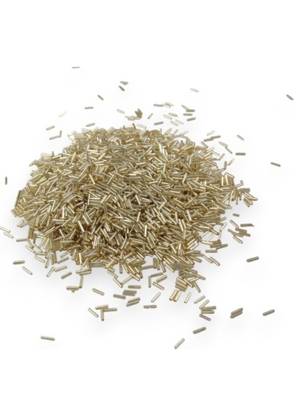 Kristal Açık Gold Boru Boncuk 100 gr fiyatları