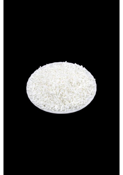 Süt Beyaz Boru Boncuk 100 gr