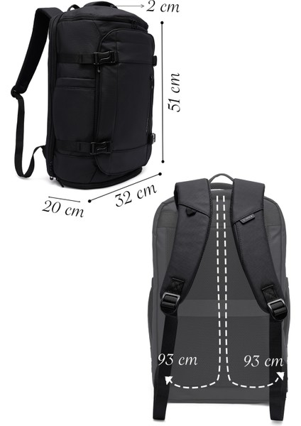 D-Pack Erkek Siyah Kumaş Sırt Çantası 25SBD30236F fiyatları